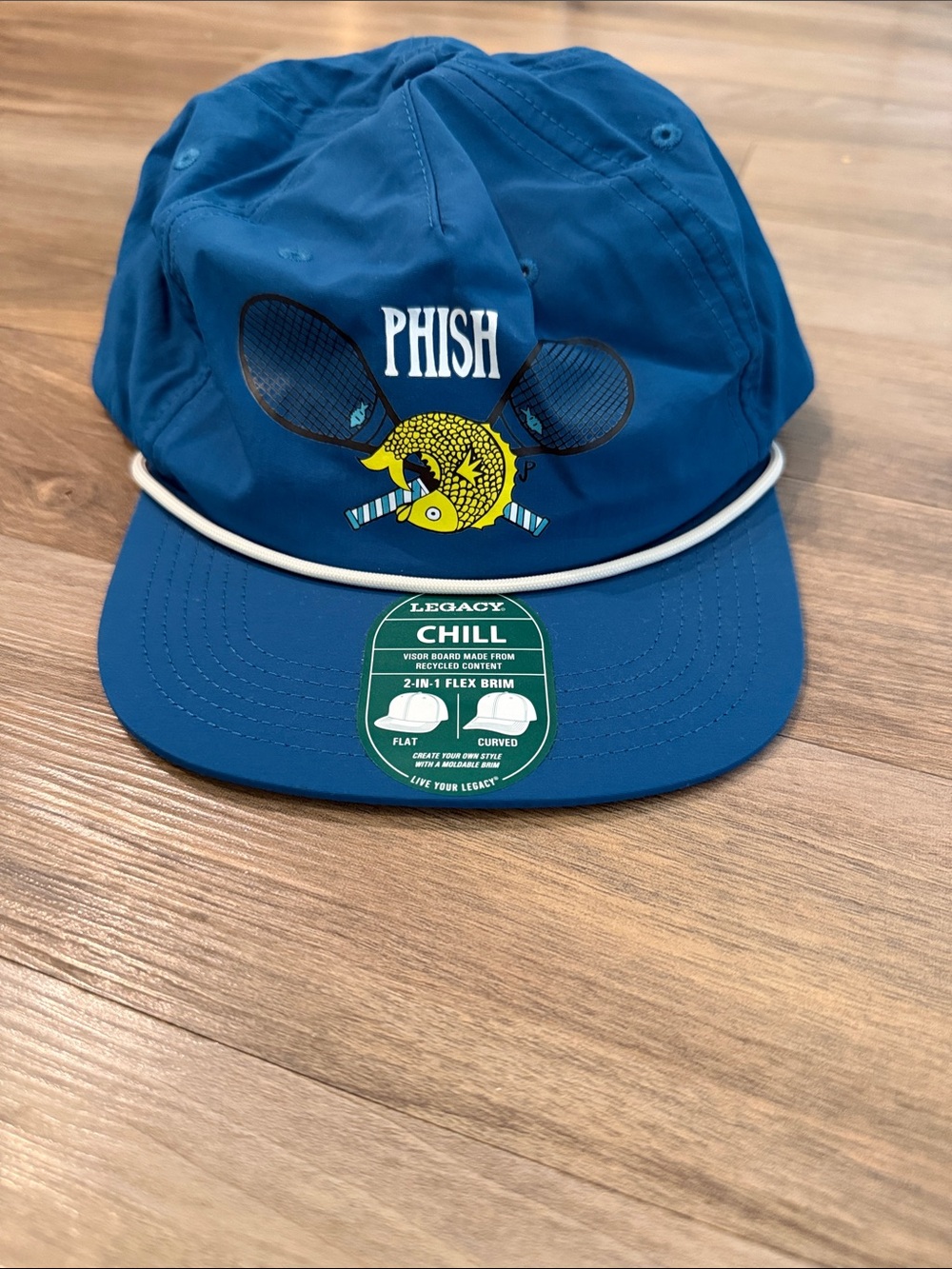 Phish Blue Graphic Rope-Trim Cap